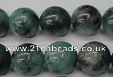 CAQ605 15.5 inches 14mm round aquamarine gemstone beads