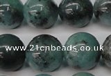 CAQ606 15.5 inches 16mm round aquamarine gemstone beads