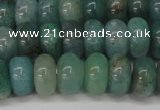 CAQ611 15.5 inches 5*8mm rondelle aquamarine gemstone beads