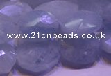 CAQ652 15.5 inches 12*16mm - 15*20mm faceted freeform aquamarine beads