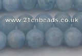 CAQ702 15.5 inches 8mm round natural aquamarine beads wholesale