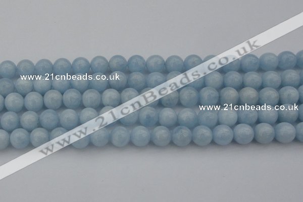 CAQ703 15.5 inches 10mm round natural aquamarine beads wholesale