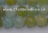 CAQ753 15.5 inches 10mm round aquamarine beads wholesale