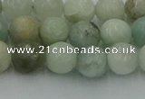 CAQ837 15.5 inches 8mm faceted round aquamarine beads wholesale