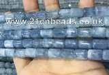 CAQ918 15.5 inches 8*12mm tube aquamarine gemstone beads