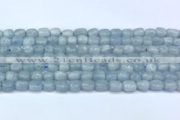 CAQ940 15 inches 6*6mm – 6*8mm nuggets aquamarine beads