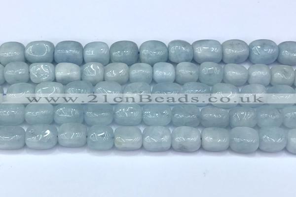 CAQ942 15 inches 9*10mm – 10*12mm nuggets aquamarine beads