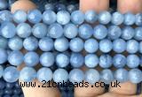 CAQ978 15 inches 8mm round aquamarine gemstone beads