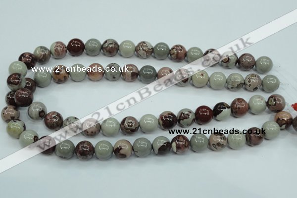 CAR05 15.5 inches 12mm round artistic jasper beads wholesale