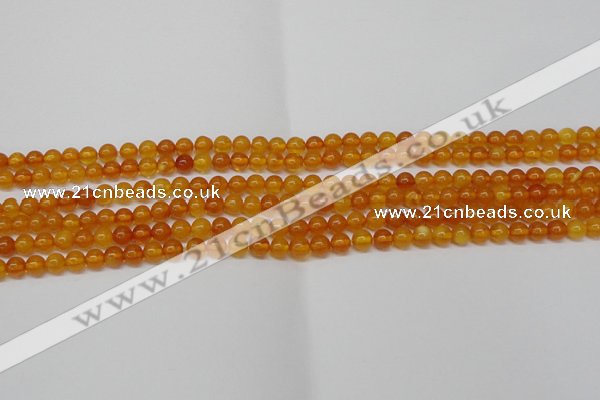 CAR102 15.5 inches 5mm round natural amber beads