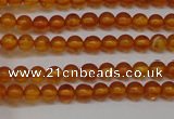 CAR105 15.5 inches 3mm round natural amber beads