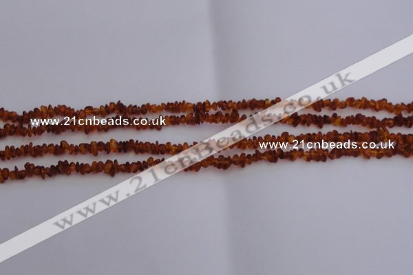 CAR201 24 inches 3*6mm natural amber chips beads wholesale