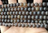 CAR217 15.5 inches 7mm round natural amber beads wholesale