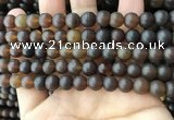 CAR218 15.5 inches 8mm round natural amber beads wholesale