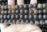 CAR219 15.5 inches 9mm round natural amber beads wholesale
