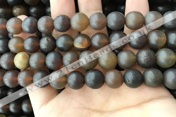 CAR221 15.5 inches 11mm round natural amber beads wholesale