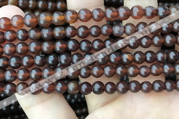 CAR228 15.5 inches 5mm round natural amber beads wholesale