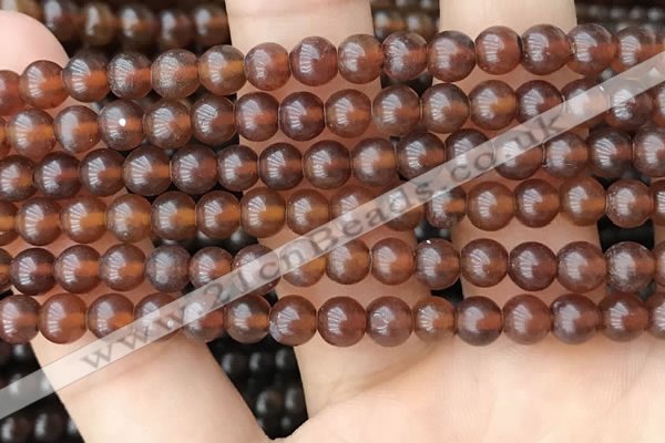 CAR231 15.5 inches 5mm - 5.5mm round natural amber beads wholesale