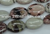 CAR41 15.5 inches 13*18mm oval artistic jasper beads wholesale