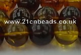 CAR506 15.5 inches 14mm - 15mm round natural amber beads wholesale