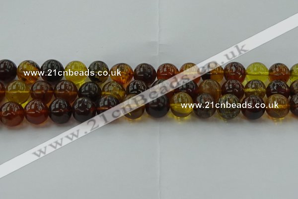 CAR506 15.5 inches 14mm - 15mm round natural amber beads wholesale