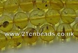 CAR522 15.5 inches 7mm - 8mm round natural amber beads wholesale