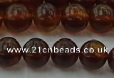 CAR528 15.5 inches 8mm - 9mm round natural amber beads wholesale