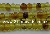 CAR536 15.5 inches 3*5mm rondelle natural amber beads wholesale