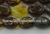 CAR545 15.5 inches 8*10mm - 9*11mm oval natural amber beads