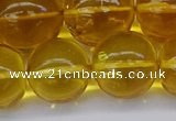 CAR567 15.5 inches 15mm - 16mm round natural amber beads wholesale