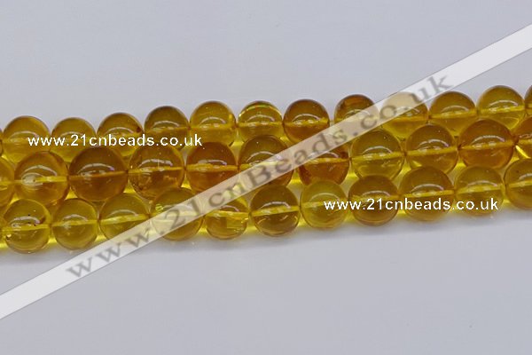 CAR567 15.5 inches 15mm - 16mm round natural amber beads wholesale