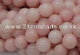 CAS05 15.5 inches 10mm round pink angel skin gemstone beads