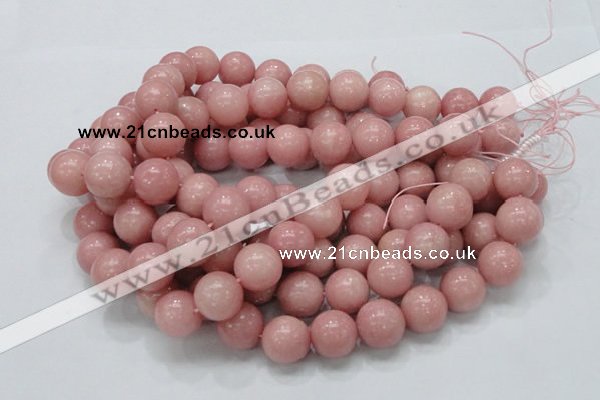 CAS08 15.5 inches 18mm round pink angel skin gemstone beads