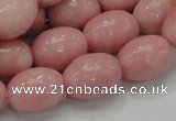 CAS11 15.5 inches 13*18mm rice pink angel skin gemstone beads