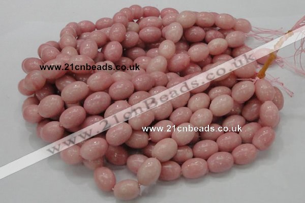 CAS11 15.5 inches 13*18mm rice pink angel skin gemstone beads