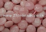 CAS16 15.5 inches 12mm flat round pink angel skin gemstone beads