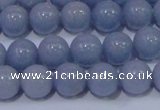 CAS202 15.5 inches 8mm round blue angel skin gemstone beads