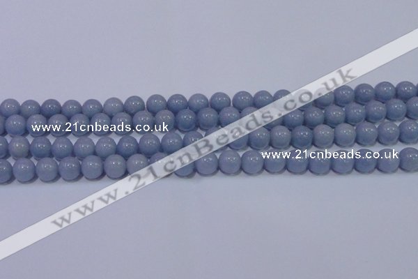 CAS202 15.5 inches 8mm round blue angel skin gemstone beads