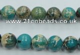 CAT01 15.5 inches 10mm round natural aqua terra jasper beads