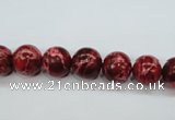 CAT161 15.5 inches 8mm round dyed natural aqua terra jasper beads