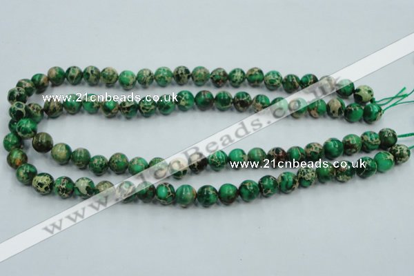 CAT220 15.5 inches 8mm round dyed natural aqua terra jasper beads