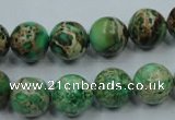 CAT224 15.5 inches 20mm round dyed natural aqua terra jasper beads