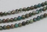 CAT5001 15.5 inches 4mm round natural aqua terra jasper beads