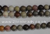 CAT5201 15.5 inches 6mm round aqua terra jasper beads wholesale