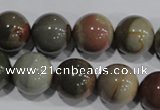 CAT5206 15.5 inches 16mm round aqua terra jasper beads wholesale