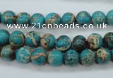 CAT75 15.5 inches 8mm round dyed natural aqua terra jasper beads