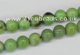 CAU02 round 8mm australia chrysoprase gemstone beads Wholesale