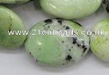 CAU205 15.5 inches 22*30mm oval Australia chrysoprase beads