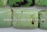 CAU206 15.5 inches 22*30mm rectangle Australia chrysoprase beads