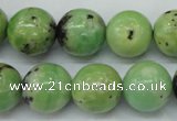 CAU215 15.5 inches 14mm round Australia chrysoprase beads